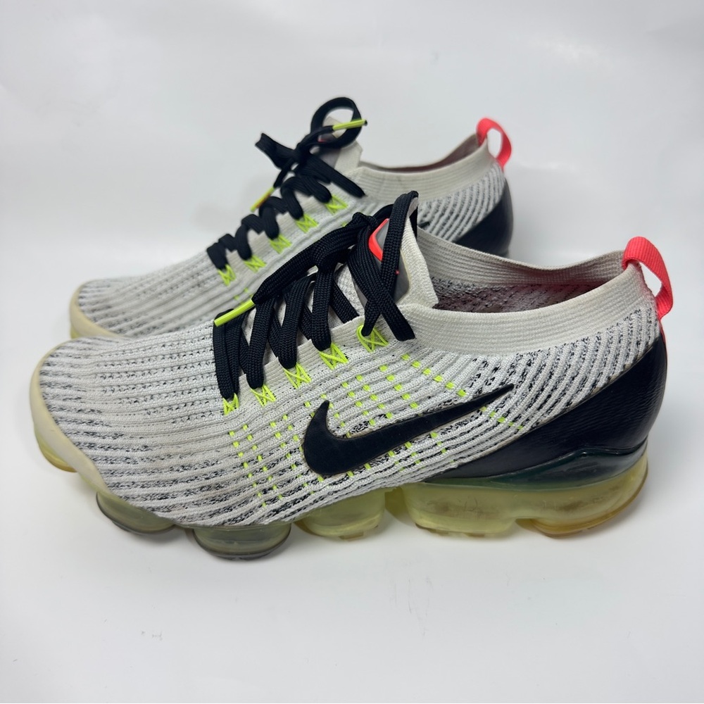 Nike VaporMax Flyknit 3 Neon | Men’s 10.5 | Clean Condition
